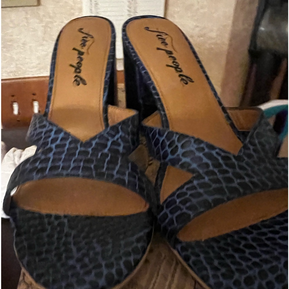 Free People Heeled Sandals. New in box. Never worn.